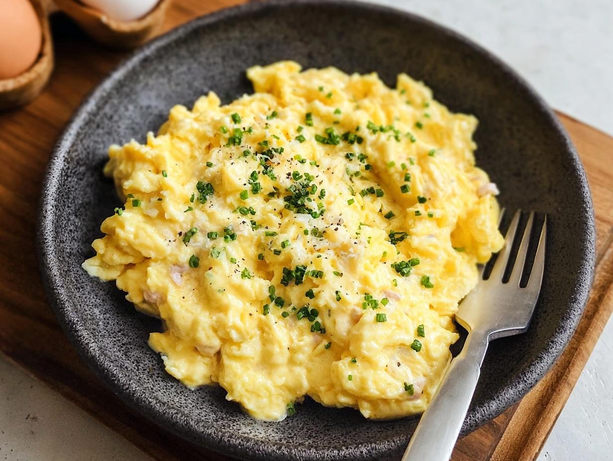 Anthony Bourdain Creamy Scrambled Eggs: Delicious! - Anthony Bourdain Creamy Scrambled - additional detail