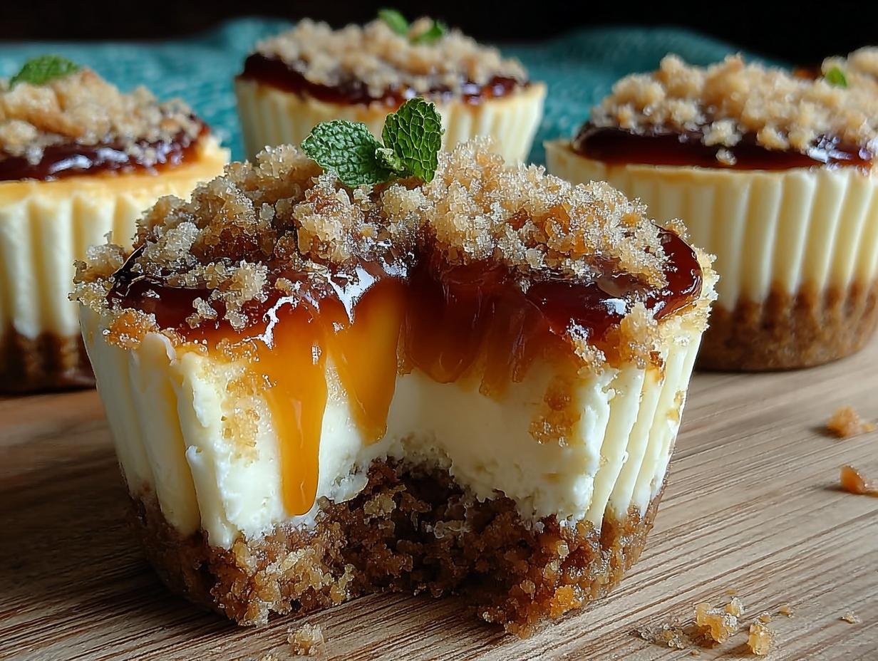 Caramel Heaven Cheesecake Cups: 12 Blissful Bites - Caramel Heaven Cheesecake Cups - additional detail