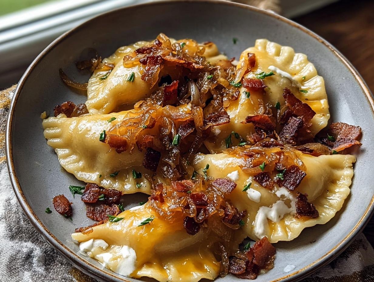 Cheddar Pierogies Caramelized Onions: 1 Amazing Recipe - Cheddar Pierogies Caramelized Onions - additional detail