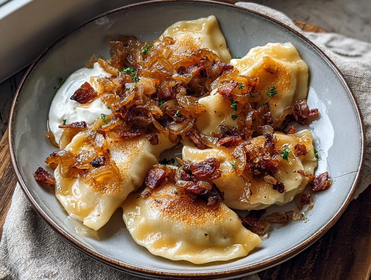 Cheddar Pierogies Caramelized Onions: 1 Amazing Recipe - Cheddar Pierogies Caramelized Onions - additional detail