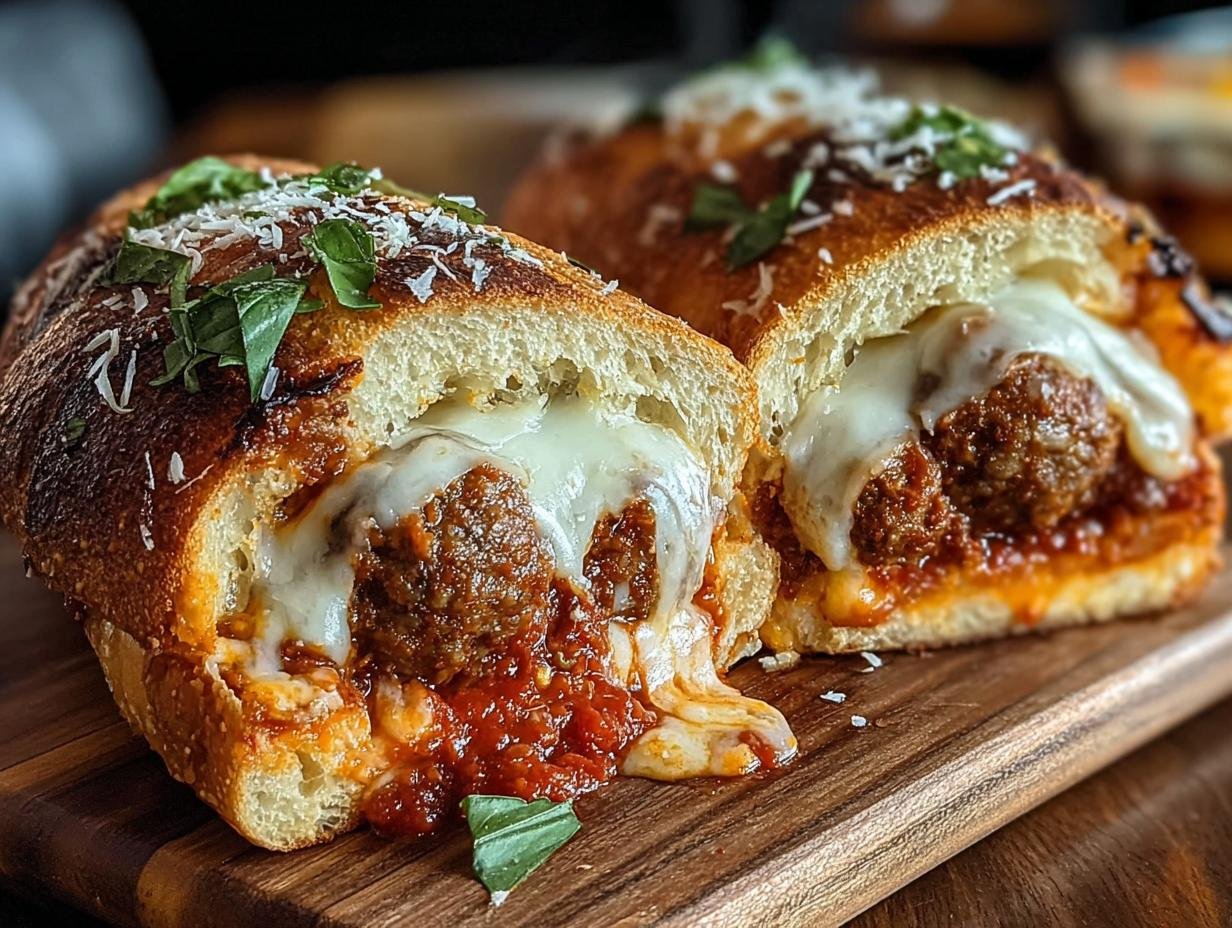Melt! Cheesy Stuffed Meatball Subs 4 Ways