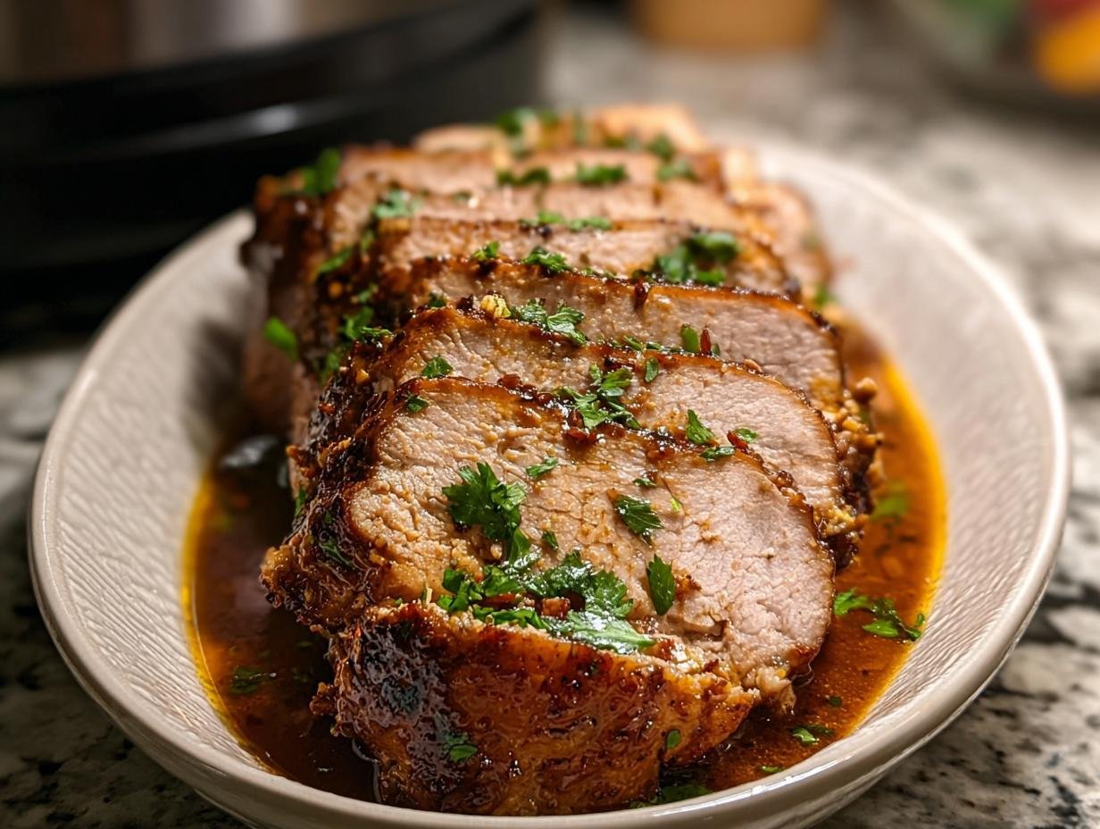 Crock Pot Apricot Pork: 2lb tenderloin savor - Crock Pot Apricot Pork - additional detail