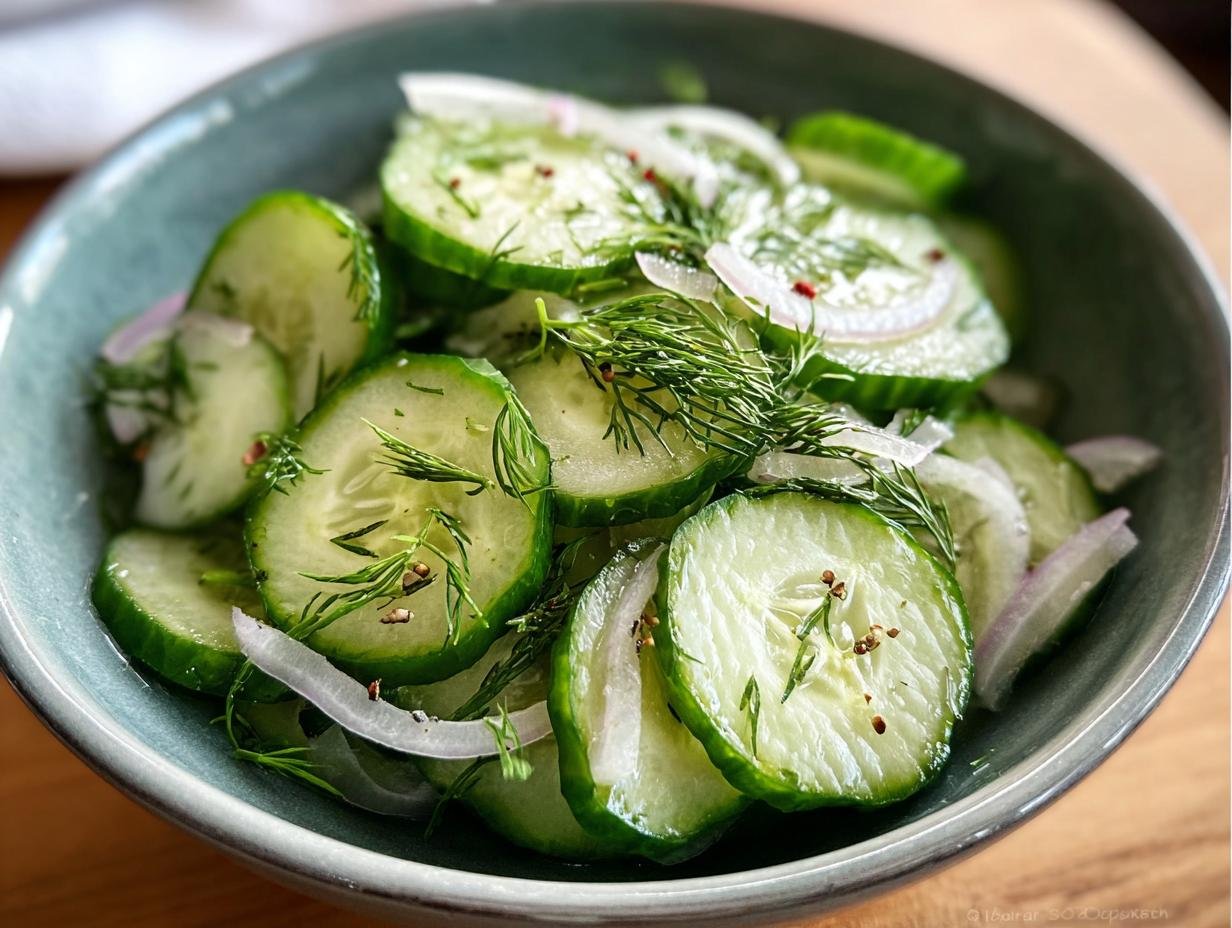 Cucumber Vinegar Salad: 15 Min Refreshing Bite - Cucumber Vinegar Salad - additional detail