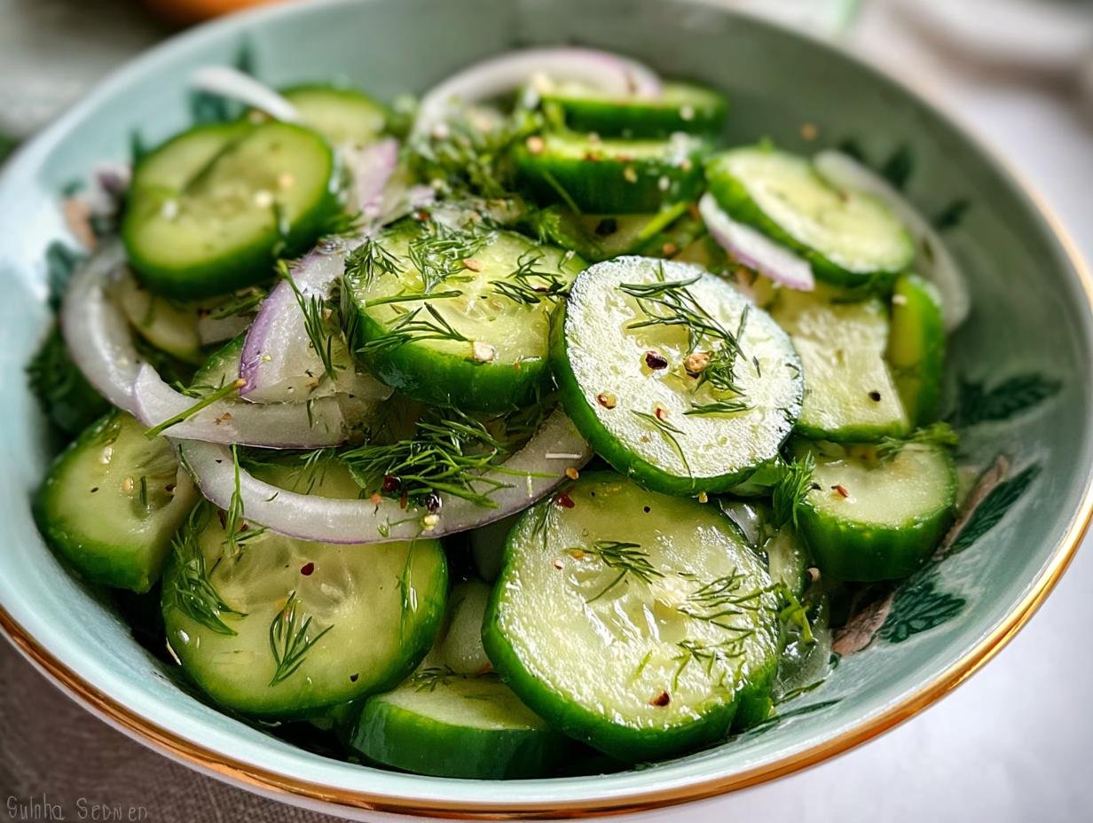 Cucumber Vinegar Salad: 15 Min Refreshing Bite - Cucumber Vinegar Salad - additional detail