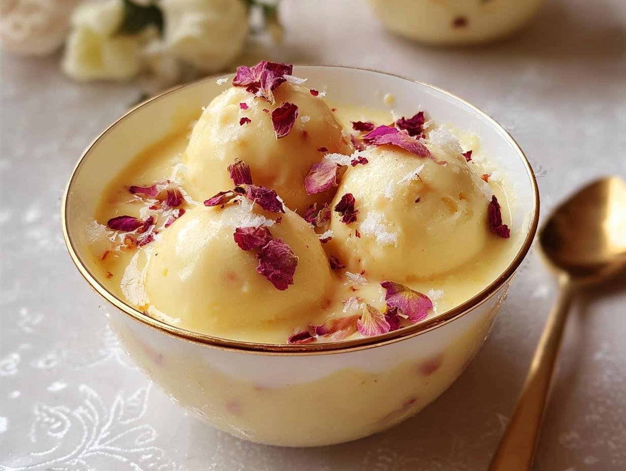 Custard Rasgulla: 1 Magical Twist