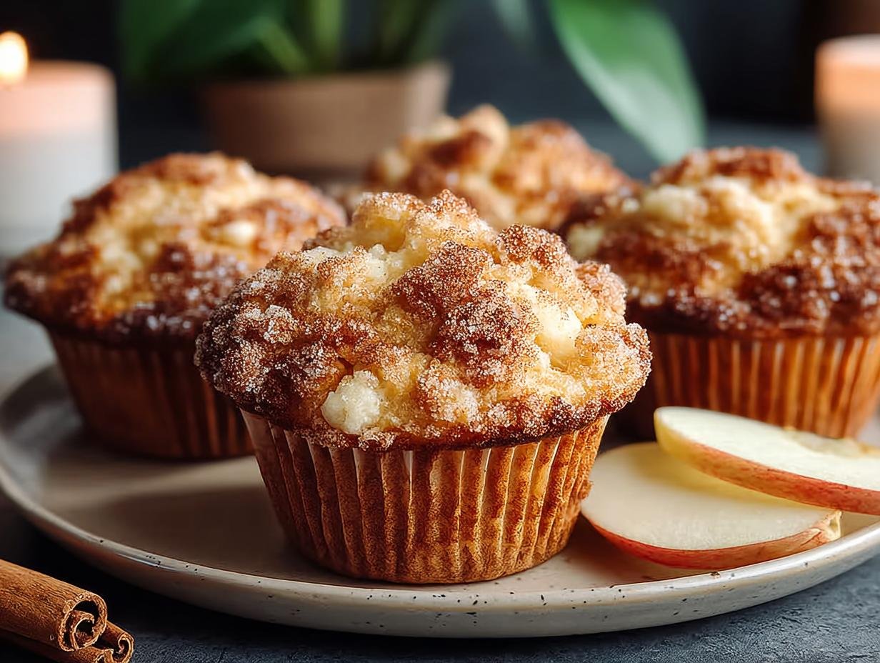 Delightful Fluffy Cinnamon Apple: 10 Moist Muffins - Delightful Fluffy Cinnamon Apple - additional detail