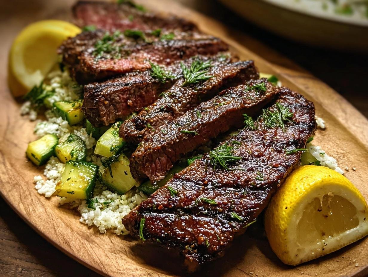Grilled Skirt Steak Lemon: Incredible Flavor in 35 Minutes - Grilled Skirt Steak Lemon - additional detail