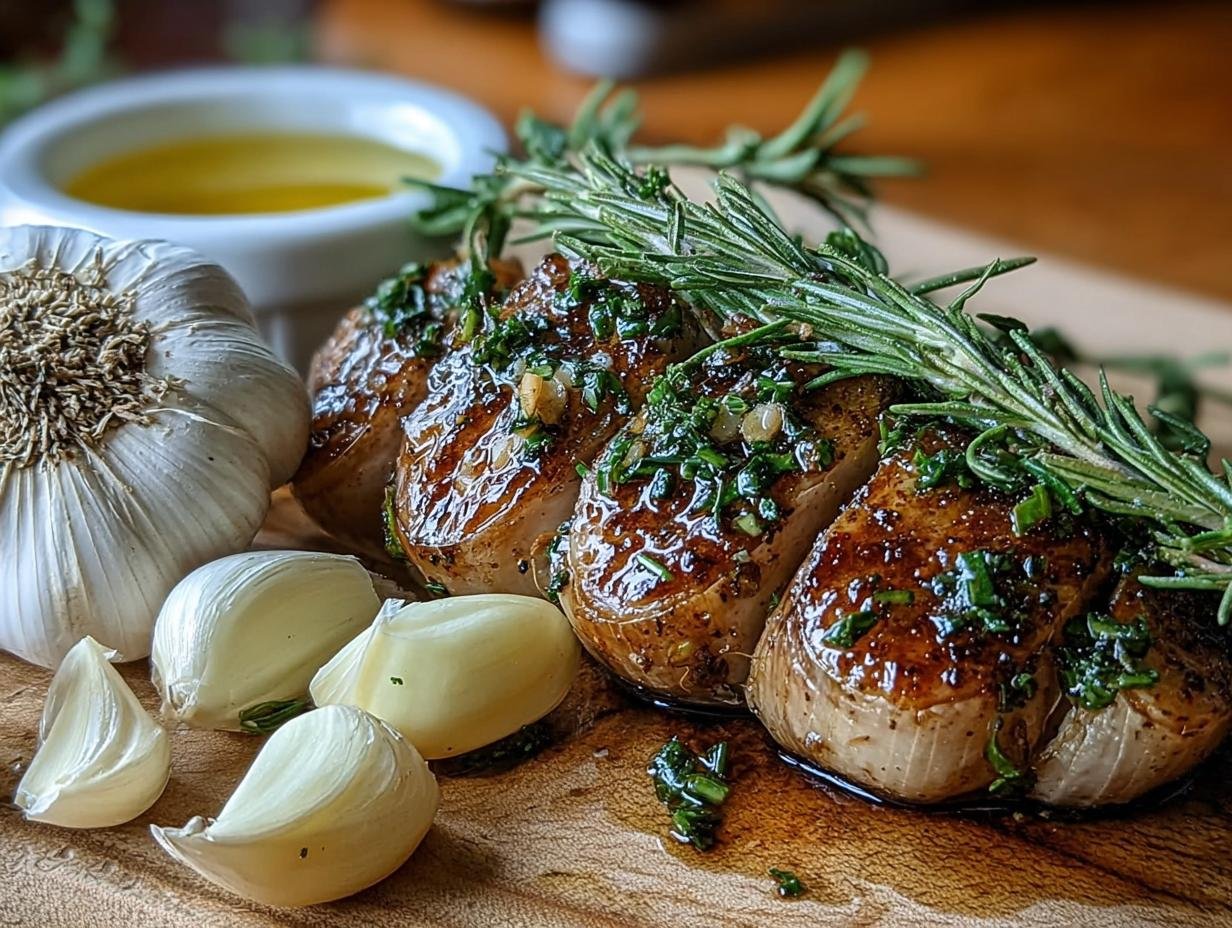 Herb Infused Garlic Bliss: Flavorful 45-Minute Meal