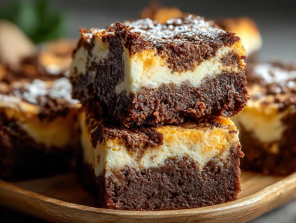 Amazing Pumpkin Cream Cheese Swirl Brownies