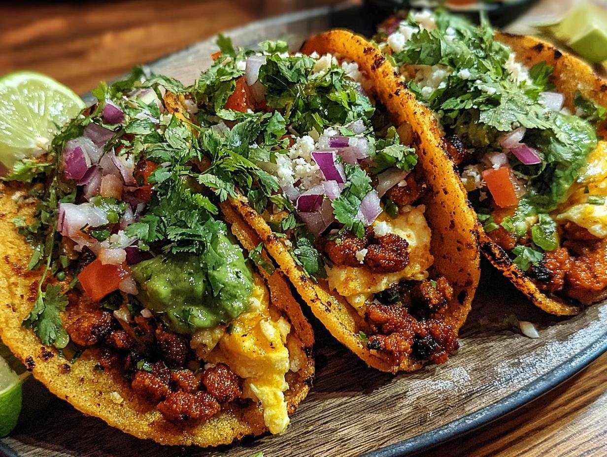 Savory Breakfast Tacos Chorizo: Easy & Amazing