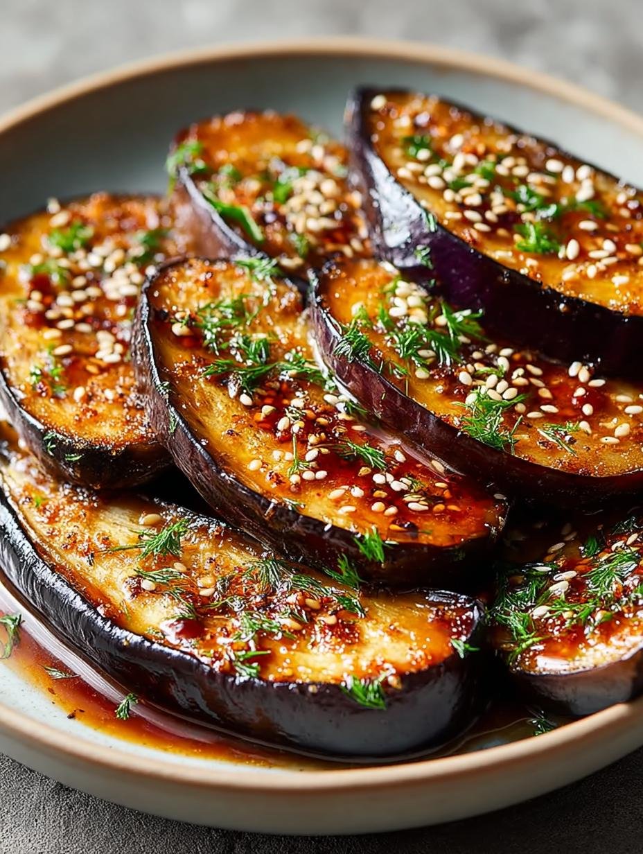 Air Fryer Eggplant with Miso Sauce: A Vegan Delight - Air Fryer Eggplant with - main visual representation