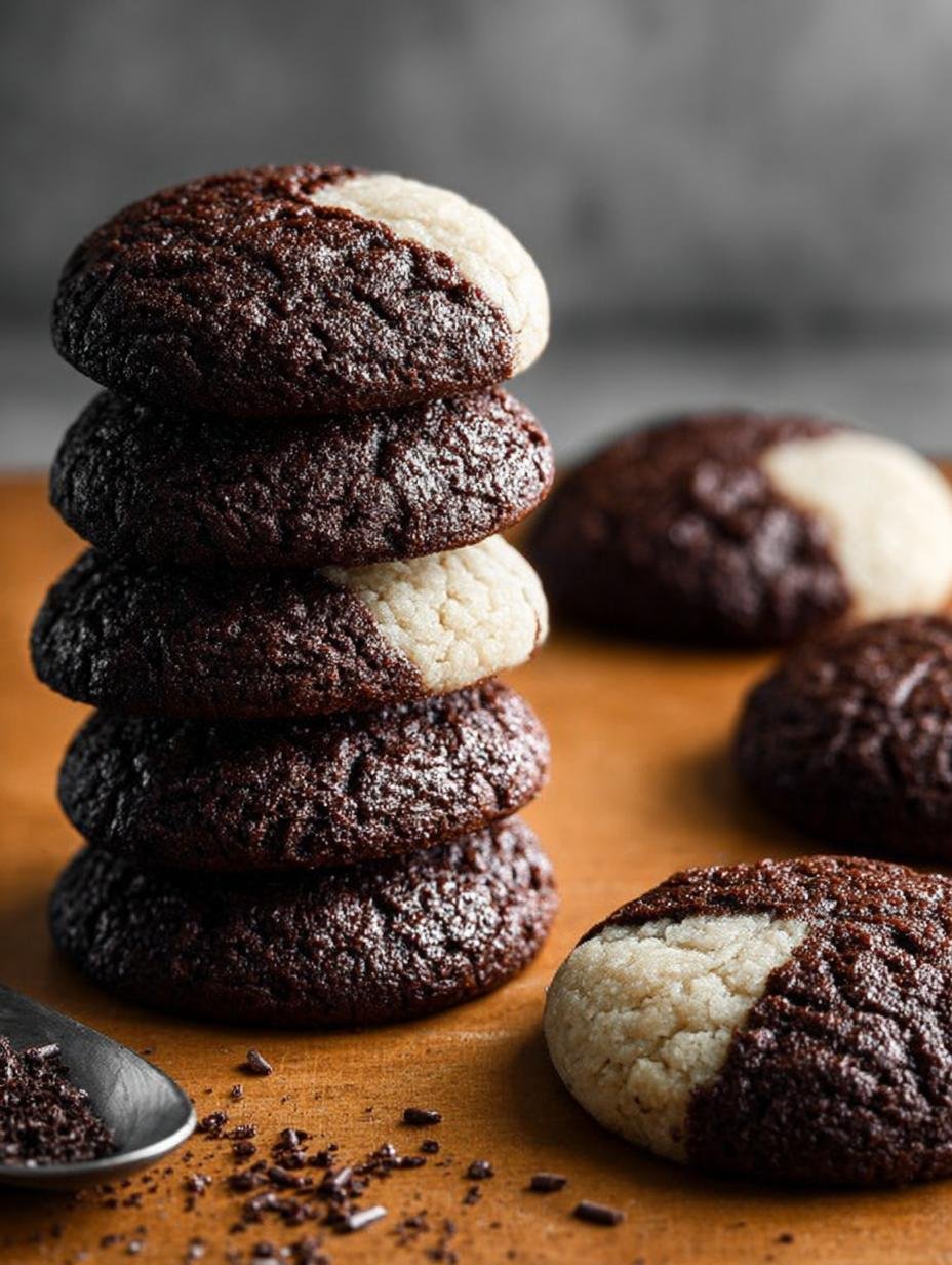 Delicious Black White Cookies Recipe to Satisfy Cravings - Black White Cookies - main visual representation