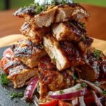 Chicken Shawarma Tower Baked