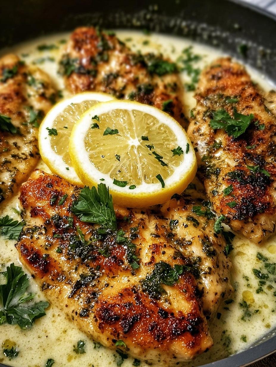 Creamy Parmesan Lemon Chicken: 30 Min Magic