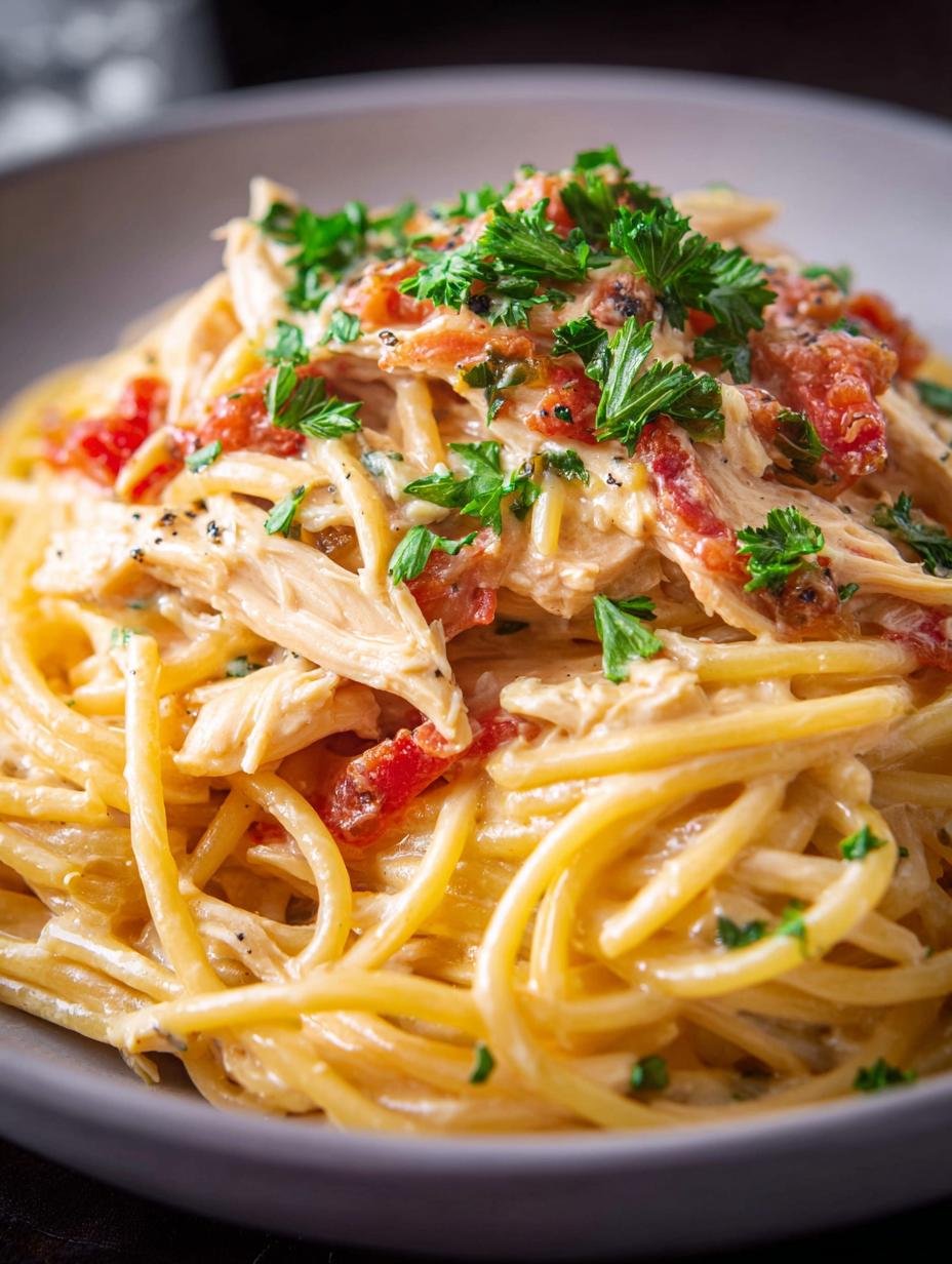 Delicious Crockpot Chicken Spaghetti for Easy Weeknights - Crockpot Chicken Spaghetti - main visual representation