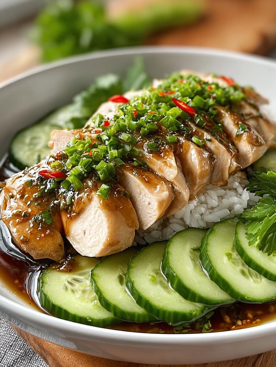 Poached Chinese Chicken with