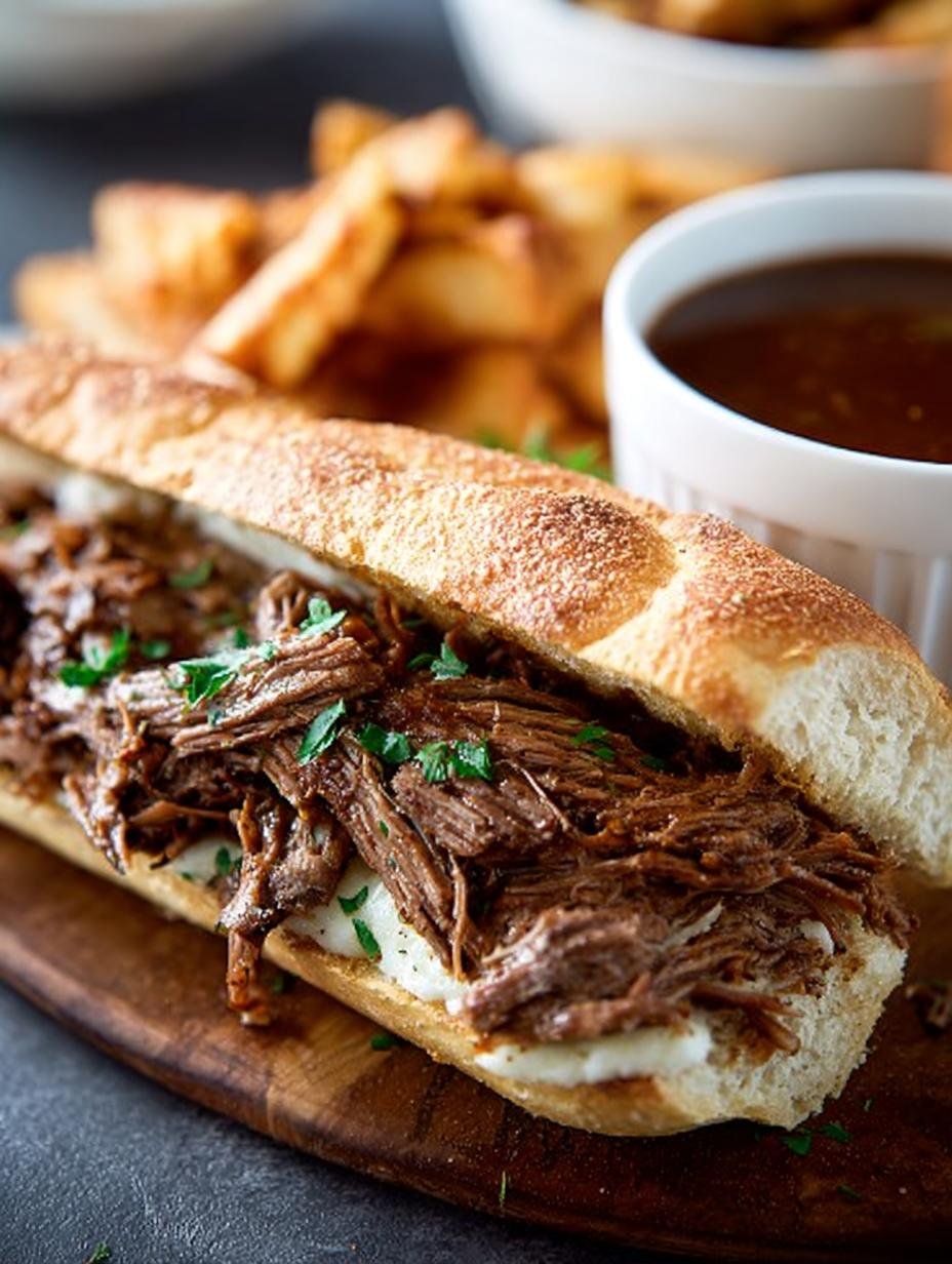 Slow Cooker French Dip