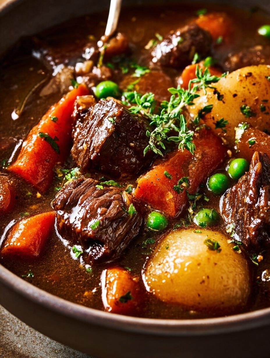 Delicious Slow Cooker Venison Stew for Cozy Nights - Slow Cooker Venison Stew - additional detail