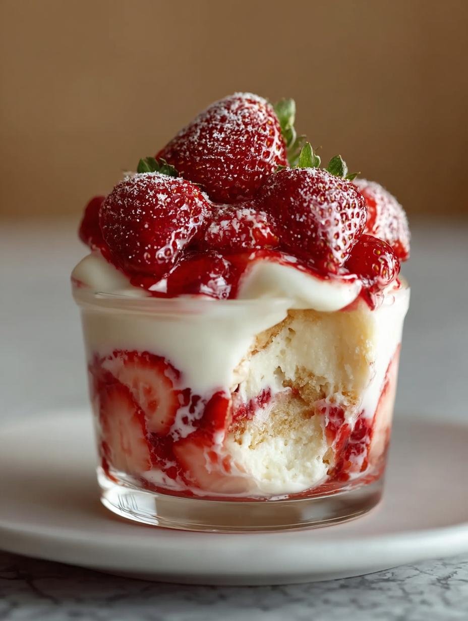 Strawberry Shortcake Pudding