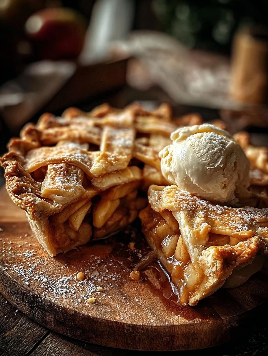 Timeless Apple Pie Delight: A 1-Hour Grandma's Recipe - Close-up of apple pie filling ingredients