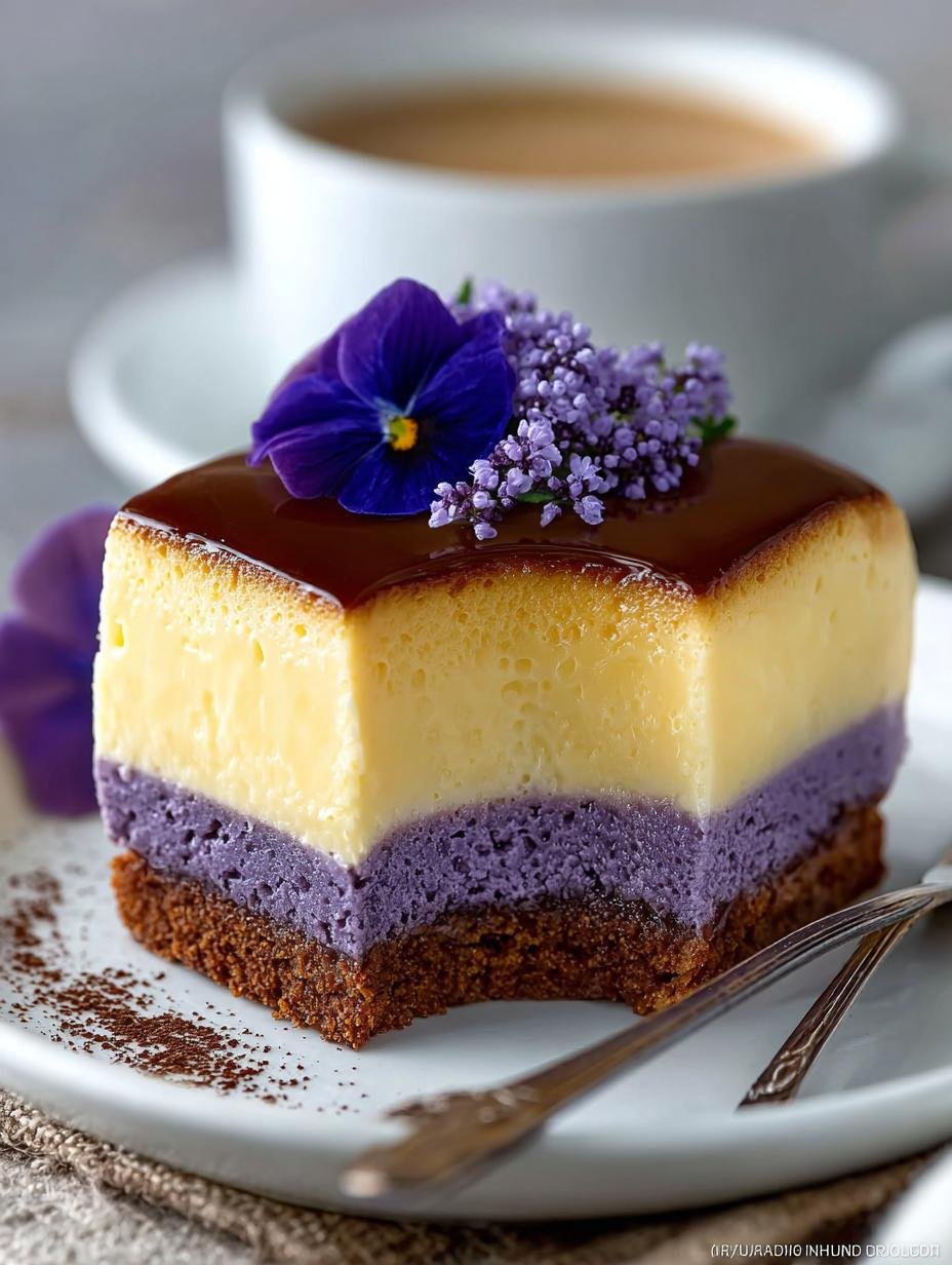 Ube Cake Flan