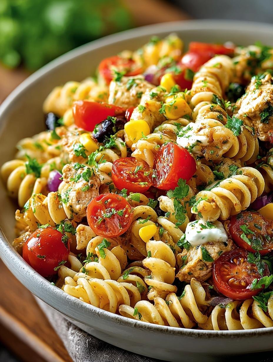 Delicious Zesty Taco Pasta Salad for Any Occasion - Zesty Taco Pasta Salad - main visual representation