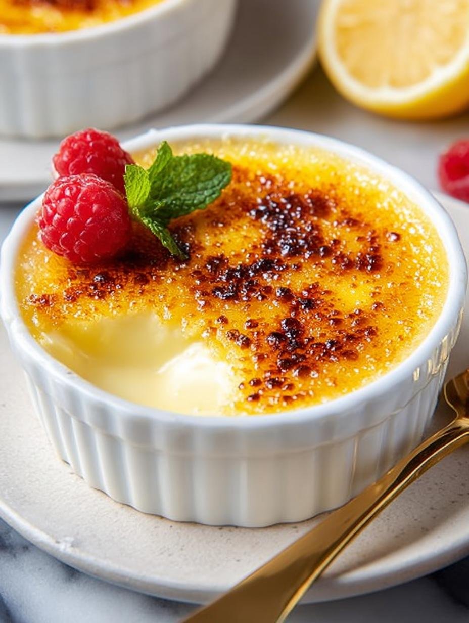 Lemon Creme Brulee