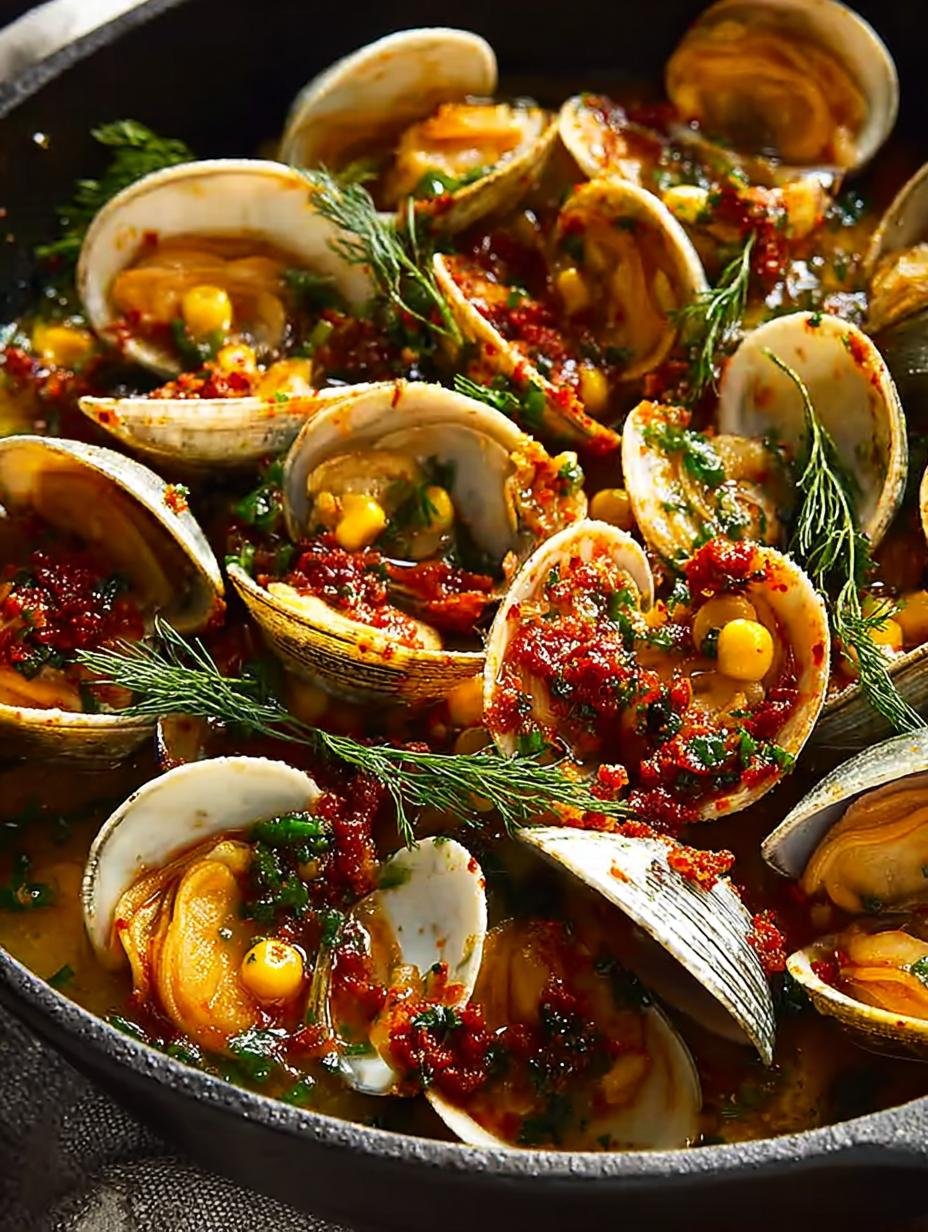 Clams with Nduja Corn: A Flavorful Delight - Clams with Nduja Corn - additional detail