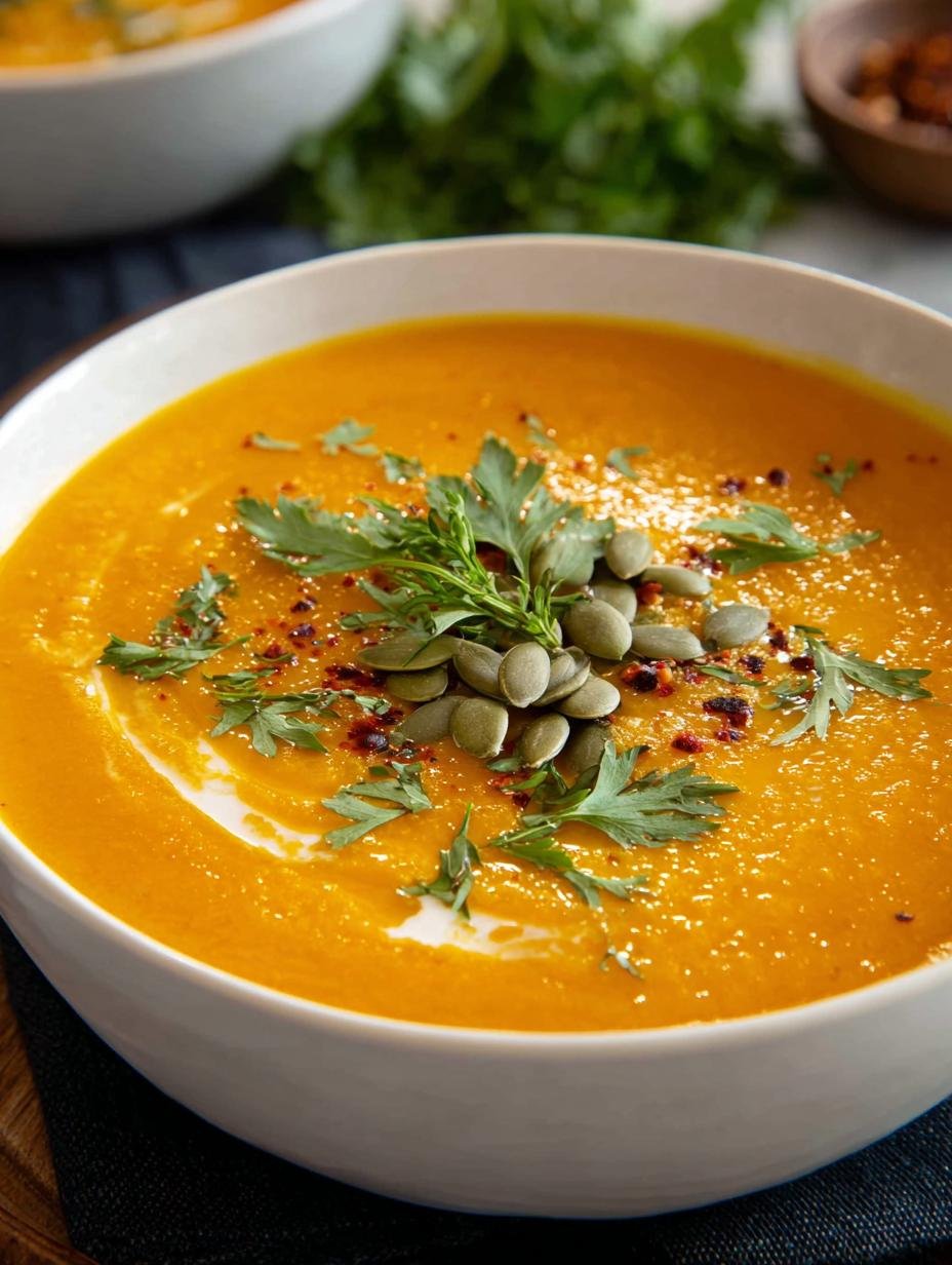 Curried Butternut Squash Soup