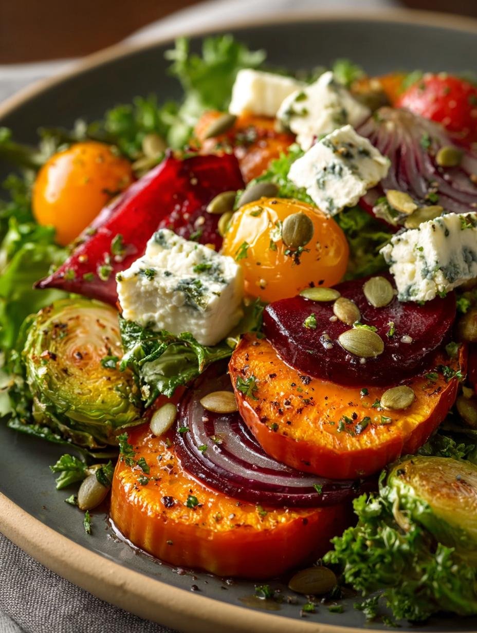 Delicious Roasted Vegetable Salad Recipe for Dinner - Roasted Vegetable Salad - additional detail