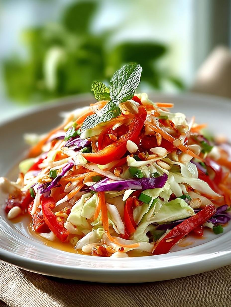 Thai Cabbage Salad: 5 Reasons to Love This Zesty Delight