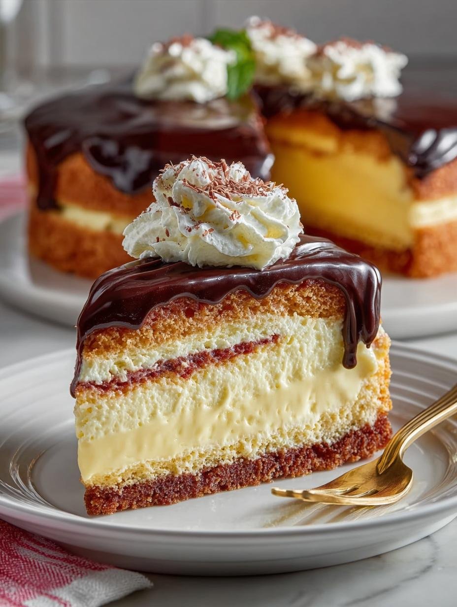 Classic Boston Cream Pie: A Decadent Delight - Boston Cream Pie - additional detail