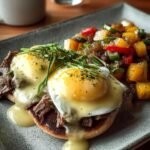 Cheesesteak Benedict