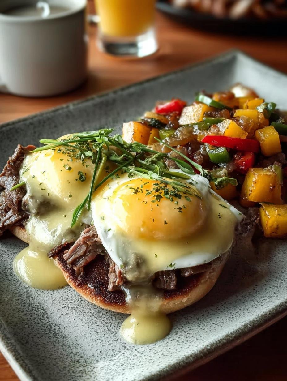 Delicious Cheesesteak Benedict: 7 Steps to Morning Bliss