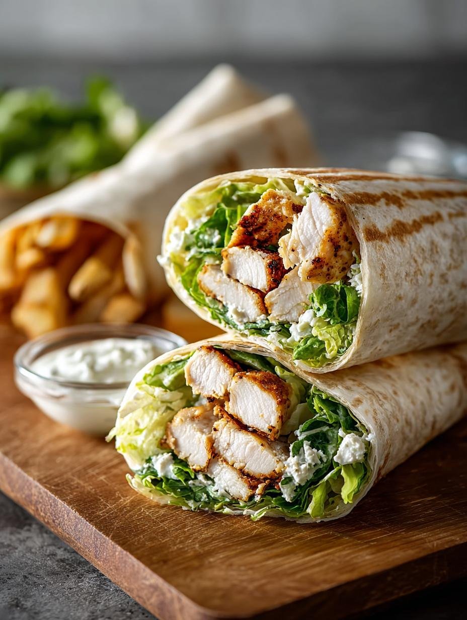 Easy Chicken Caesar Wrap Recipe for a Perfect Dinner - Chicken Caesar Wrap - additional detail