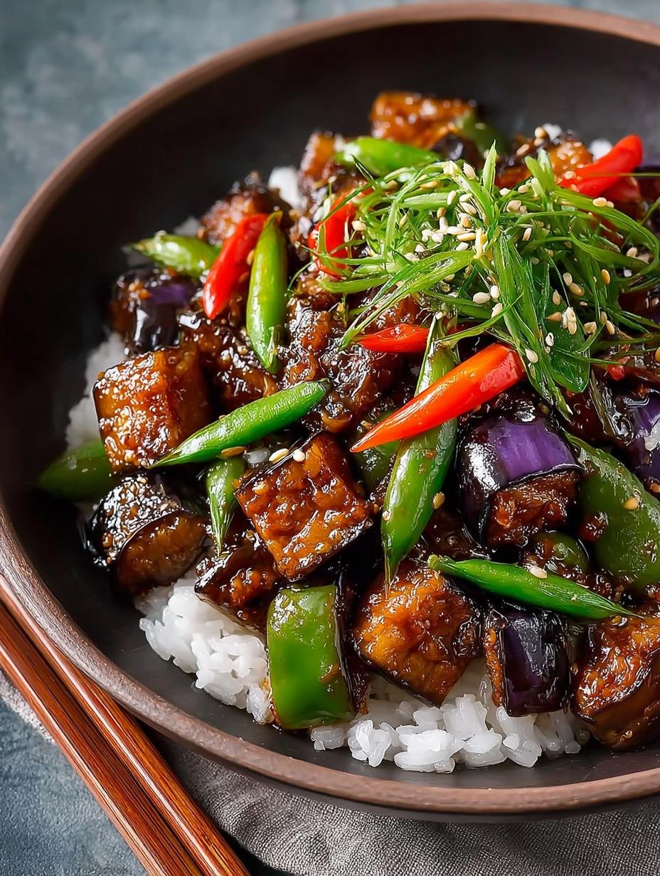 Chinese Stir Fried Eggplant