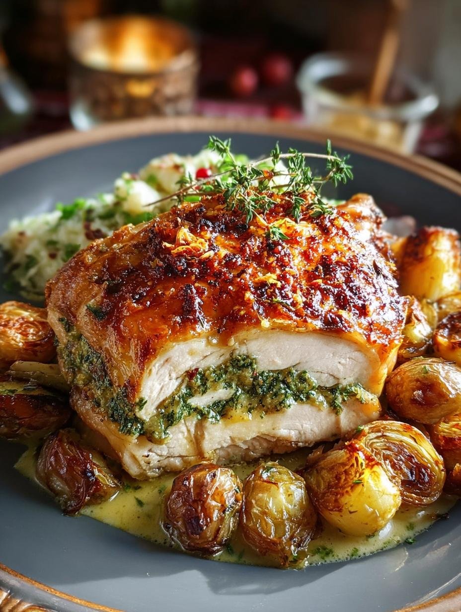 Delicious Citrus Fennel Stuffed Chicken for Dinner - Citrus Fennel Stuffed Chicken - additional detail