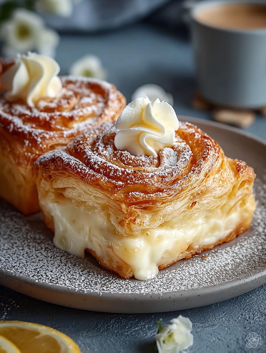 Irresistible Danish with Creamy Filling Bliss - Danish - main visual representation