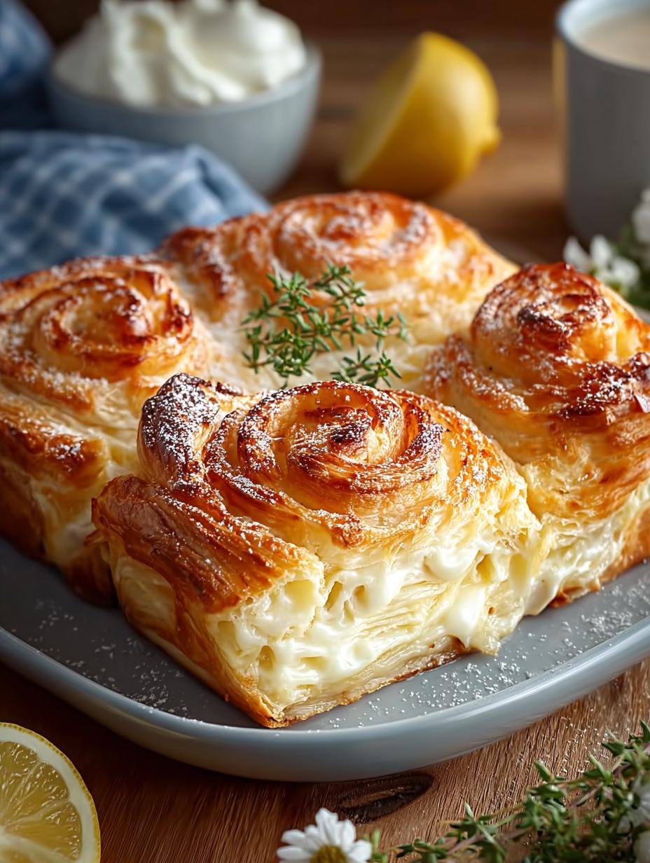 Irresistible Danish with Creamy Filling Bliss