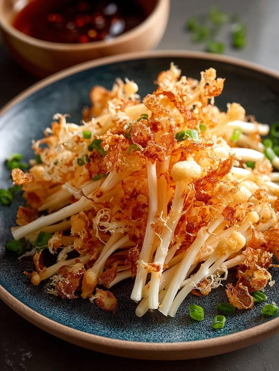 Crispy Fried Enoki Mushroom Bites That Wow Your Tastebuds