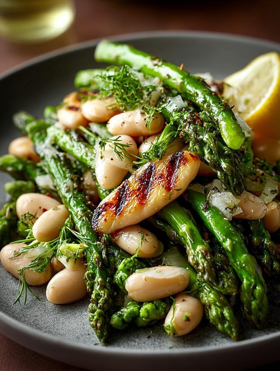 Grilled Asparagus White Bean Delight for Summer Days