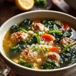 Healthier Italian Wedding Soup