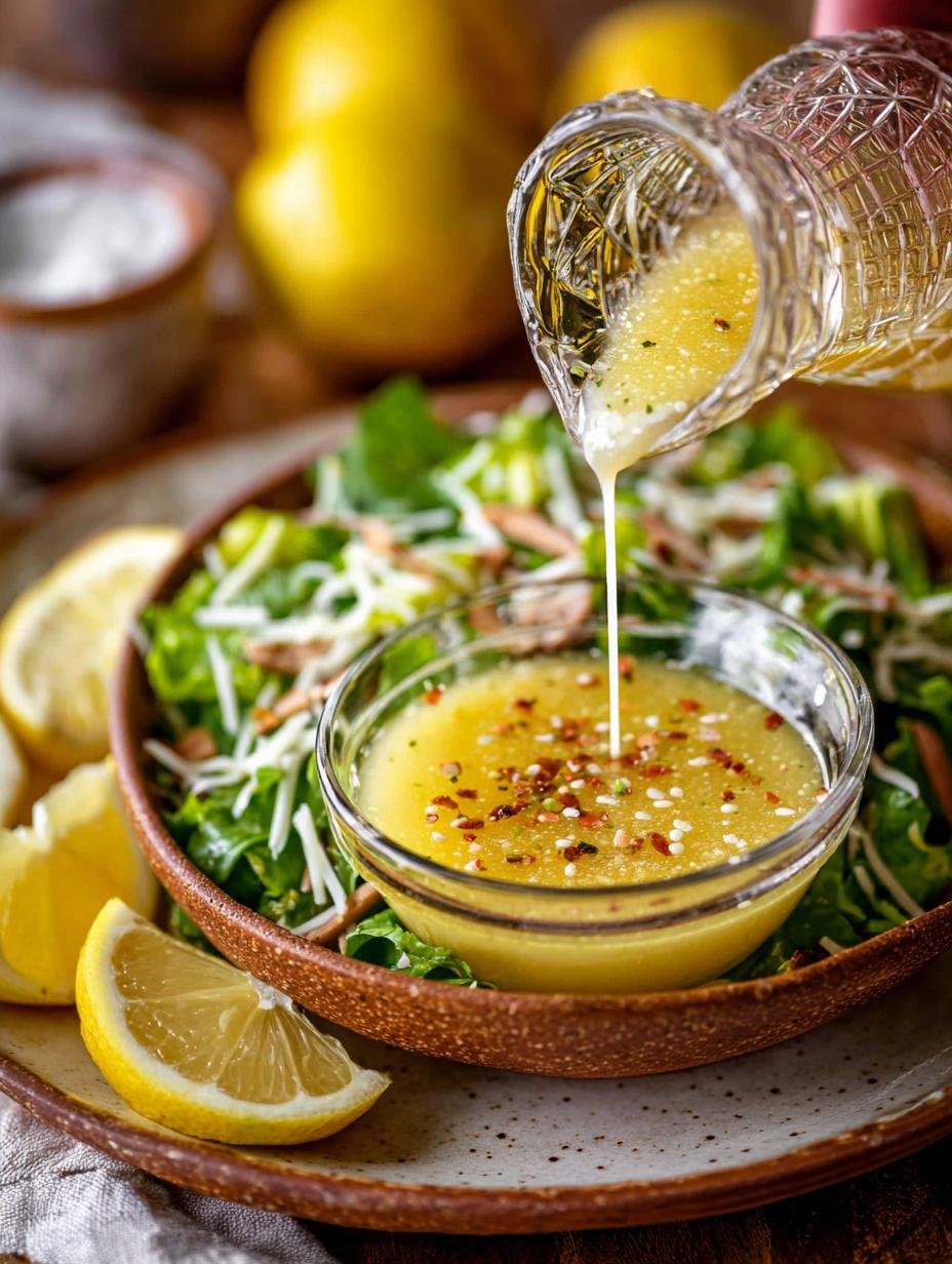 Lemon Vinaigrette Dressing: 5-Minute Zesty Delight - Lemon Vinaigrette Dressing - additional detail