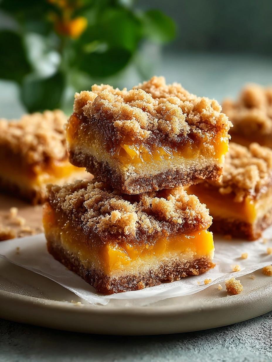 Delicious Mango Crumb Bars for a Sweet Tropical Treat - Mango Crumb Bars - additional detail