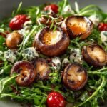 Mouthwatering Mushroom Arugula Warm