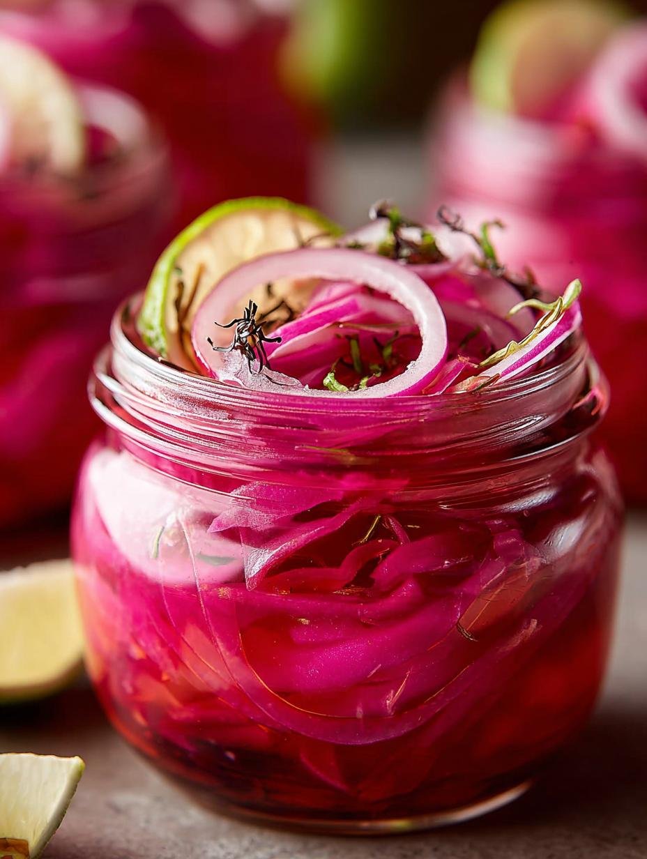 Pickled Red Onions: 5 Easy Steps for a Flavorful Boost - Pickled Red Onions - additional detail