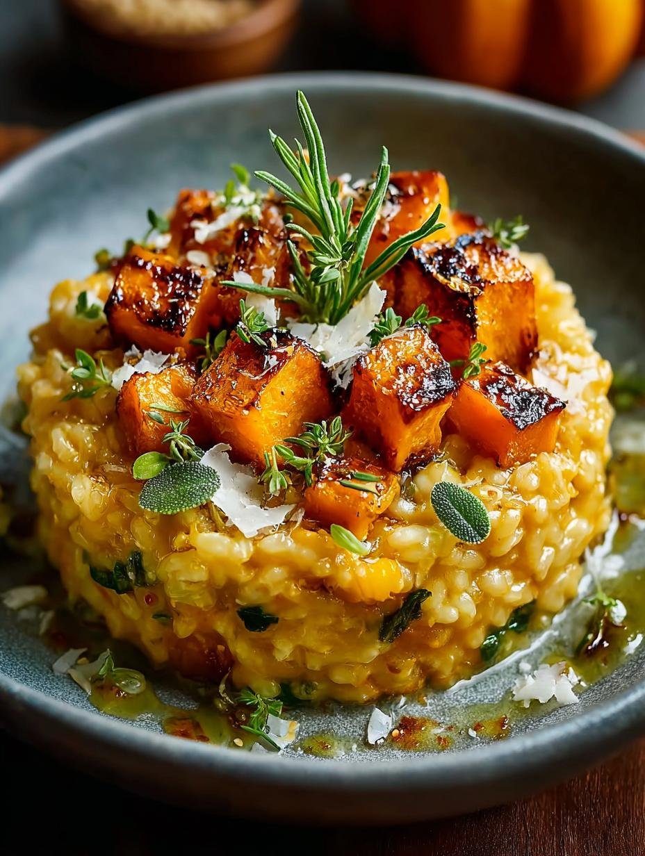 Delicious Roasted Pumpkin Leek Risotto for Cozy Nights