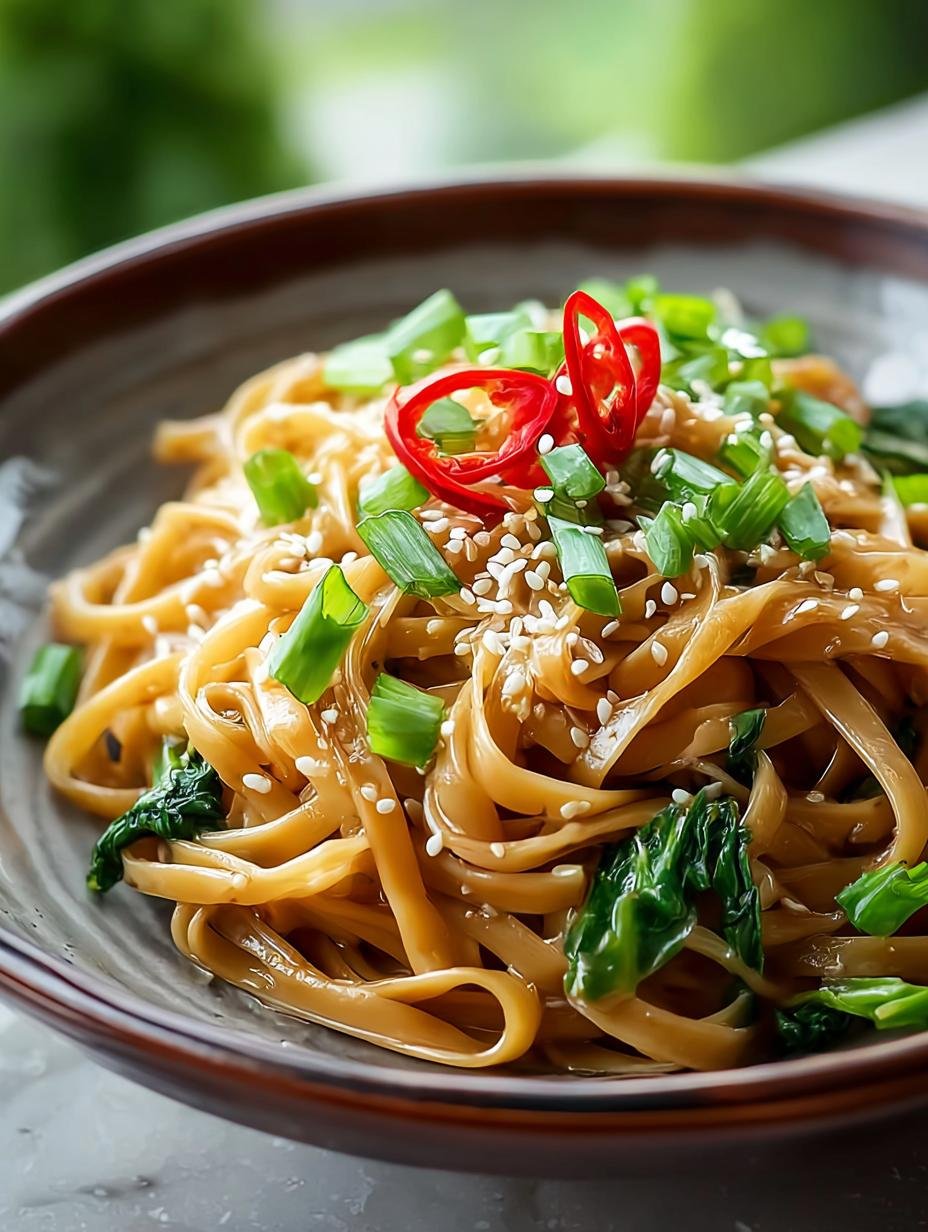 Delicious 10-Minute Sesame Noodles for Quick Dinners - Sesame Noodles - additional detail