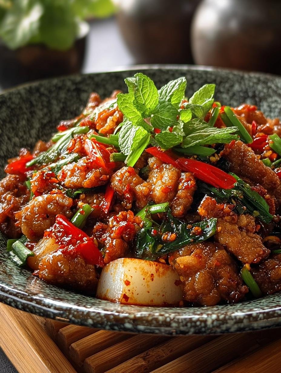 Spicy Pork Rice Cakes: 10-Minute Flavor Explosion - Spicy Pork Rice Cakes - additional detail