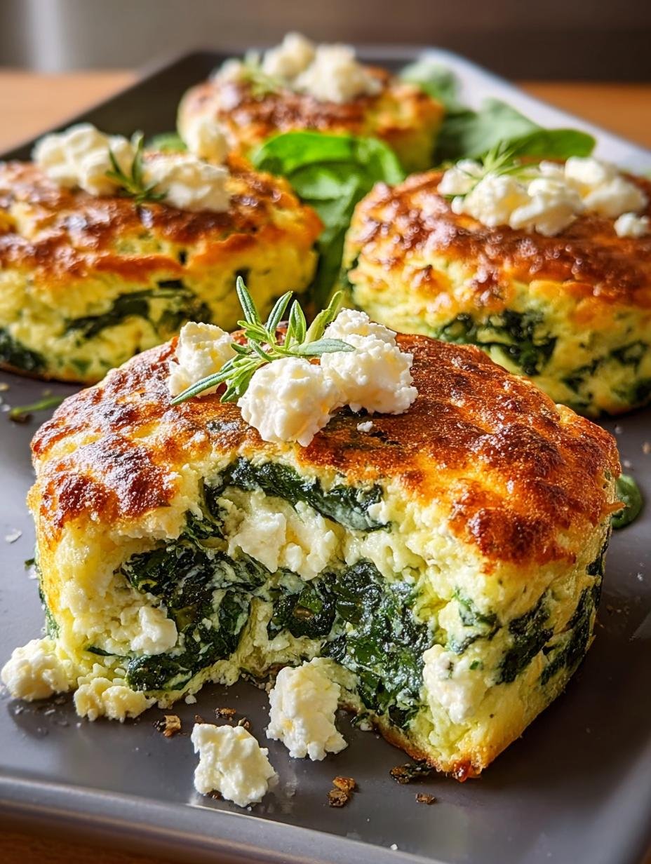 Spinach Feta High Protein Breakfast Biscuits You’ll Love